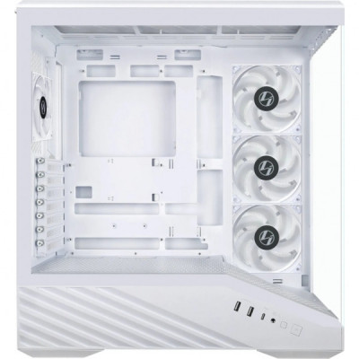 Корпус для ПК Lian Li V100R case with pre-installed four 120mm RGB PWM fan, White (G99.V100RW.01)