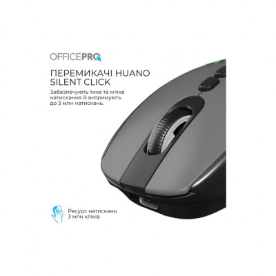 Мишка OfficePro M520B Wireless/Bluetooth Black (M520B)