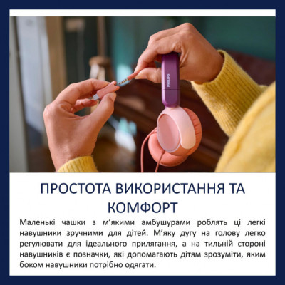 Навушники Philips TAK2000MP/00 USB-C/3,5 мм Burgundy/Orange (TAK2000MP/00)