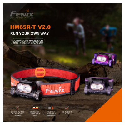 Ліхтар Fenix HM65R-T V2.0 темно-фіолетовий (HM65RTV20DP)