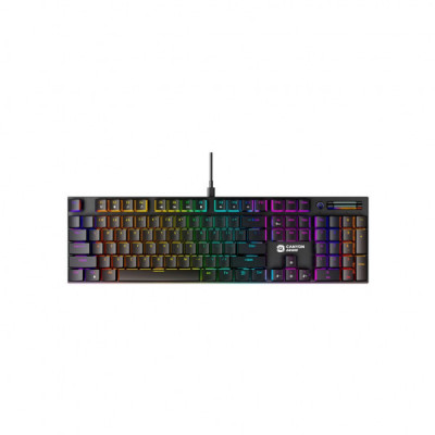 Клавіатура Canyon Cometstrike GK-55 RGB USB UA Black (CND-SKB55-US)