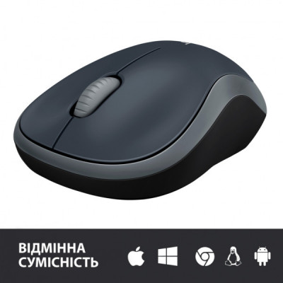 Мишка Logitech M185 swift grey (910-002238)