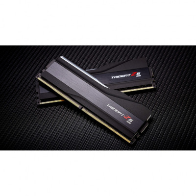 Модуль пам'яті для комп'ютера DDR5 32GB (2x16GB) 6400 Trident Z5 RGB Black G.Skill (F5-6400J3239G16GX2-TZ5RK)
