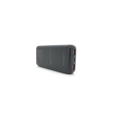 Батарея універсальна Remax 20000mAh, 22.5W, 2*USB+Type-C, Black (RPP-623)