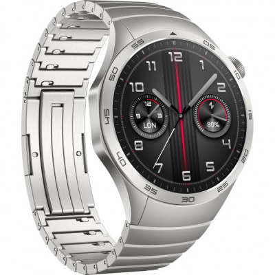 Смарт-годинник Huawei WATCH GT 4 46mm Elite Grey Steel (55020BGU)