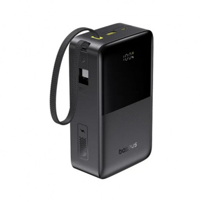 Батарея універсальна Baseus EnerFill FC51 Bipow2 Pro 30000mAh 22,5W build cab.USB-C black (E0028100)
