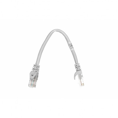 Патч-корд 2E 0.2м, Cat.5e UTP, RJ45, 26AWG ,7/0.16 Cu, PVC, Grey (2E-PC5ECOP-020GRY)