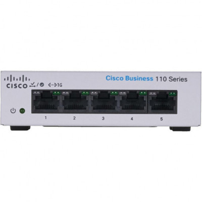 Комутатор мережевий Cisco CBS110-5T-D-EU