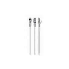 Патч-корд 1м S/FTP Cat 6A CU LSZH white Cablexpert (PP6A-LSZHCU-W-1M)