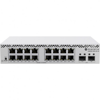 Комутатор мережевий Mikrotik CSS318-16G-2S+IN