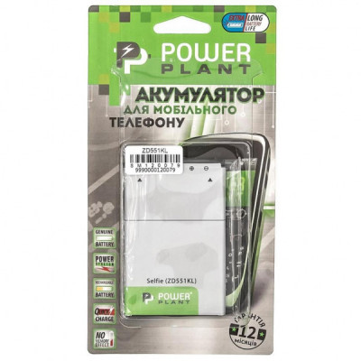 Акумуляторна батарея для телефону PowerPlant Asus ZenFone Selfie (ZD551KL) 3000mAh (SM120079)