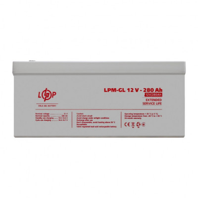 Батарея до ДБЖ LogicPower LPM-GL 12V - 280Ah (13185)
