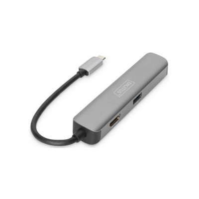 Концентратор Digitus Travel USB-C 5 Port (DA-70891)