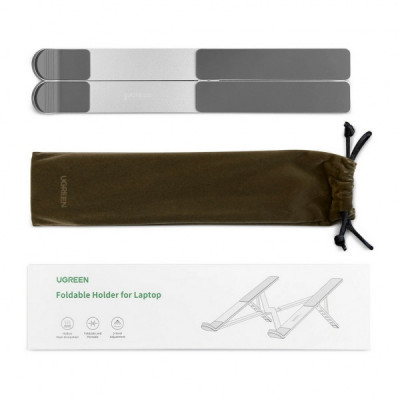 Підставка до ноутбука Ugreen LP451 Foldable Holder for Laptop Silver (40289)