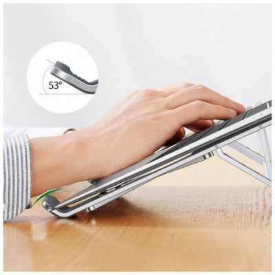 Підставка до ноутбука Ugreen LP451 Foldable Holder for Laptop Silver (40289)