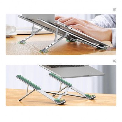 Підставка до ноутбука Ugreen LP451 Foldable Holder for Laptop Silver (40289)
