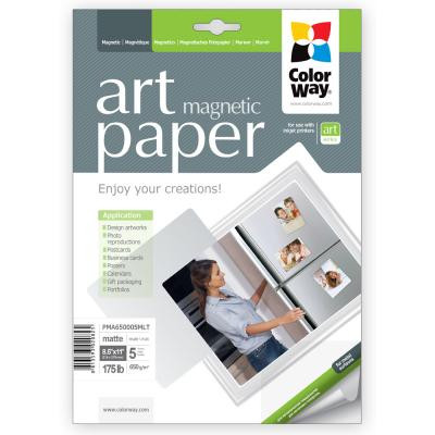 Фотопапір ColorWay Letter (216x279mm) ART magnetic, matte (PMA650005MLT)