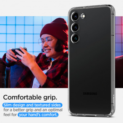 Чохол до мобільного телефона Spigen Samsung Galaxy S23 Crystal Flex, Crystal Clear (ACS05738)