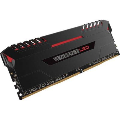 Модуль пам'яті для комп'ютера DDR4 16GB (2x8GB) 3000 MHz Vengeance LED Red Corsair (CMU16GX4M2C3000C15R)