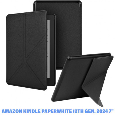 Чохол до електронної книги BeCover Ultra Slim Origami Amazon Kindle Paperwhite 12th Gen. 2024 7"/Colorsoft (2024) Black (712837)